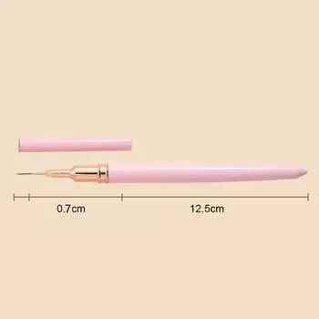 7/9/11/15/25MM/1set Nail Liner Brush Set Handle Nail Art Pen Brush Drawing Lines Stripe Painting Flower Pen Manicure Tools Nail бордовый