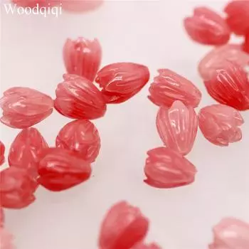 7*9 мм 10 шт. изготовление ювелирных изделий DIY кулон серьги красочные распорки бутон розы свободные бусины нежные ювелирные изделия