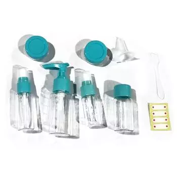 7/9 шт. Портативный дорожный набор пустых бутылок косметический пресс-бутылка распылитель