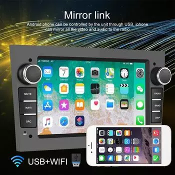 7 Автомагнитола для Vauxhall Opel Astra Corsa для Apple Carplay Car Radio Stereo GPS Android 13 Автомобильный мультимедиа Автомобильный экран