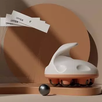 7 Bead Ball Hand Held Massager 360-degree Metal Roller Face Lifting Cellulite Massage Magnetic Beads Muscle Pain Relief Massage