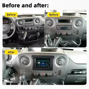 7 Carplay автомобильное радио для Nissan N400 Opel Movano Renault Master III 3 2010 - 2019 2 Din Android стерео мультимедиа GPS Авторадио