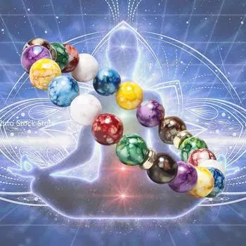 7 Чакр Исцеляющий Камень Рейки Браслет для Женщин Мужчин Йога Рейки Исцеляющая Энергия Бусины Вулканический Камень Браслет Для Похудения Ювелирные Изделия