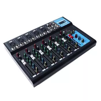 7 channel sound USB Bluetooth mixer,