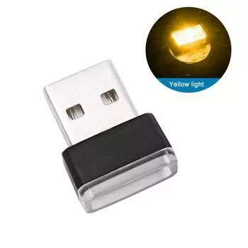 7 цветов 5 В/0,5-3 А мини USB светодиодный моделирующий свет автомобильный окружающий свет неоновый салонный свет украшения салона автомобиля USB интерфейс розовый