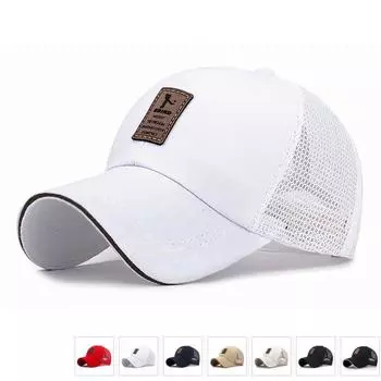 7 цветов для мужчин и женщин, весна-лето, Snapback, быстросохнущая сетчатая бейсболка, шляпа от солнца, дышащие шапки красный