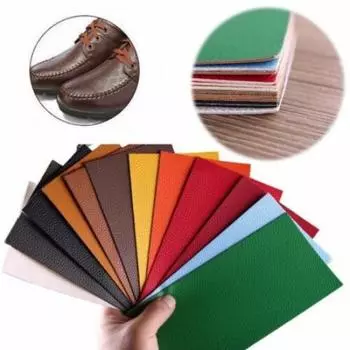 7 цветов искусственная кожа ремонт кожа лоскутная самоклеящаяся заплата цвета 1 шт. глубокая кофе