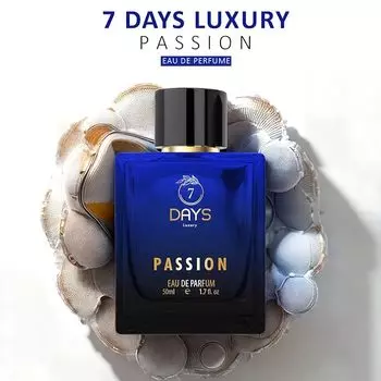 7 Days Luxury Passion парфюм для мужчин и женщин, парфюмированная вода (электронная обработка данных), Сделано в Индии, стойкий запах, аромат страсти.. (50мл 1,7 жидк.. унция) 50 ml