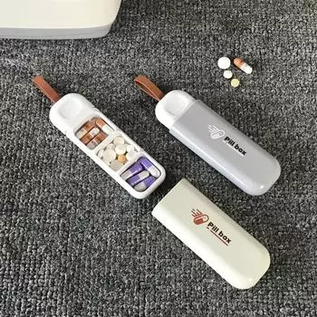 7 дней модный портативный скандинавский стиль коробка для таблеток диспенсер для таблеток аптечки 3 сетки дозирующий комплект для хранения органайзер