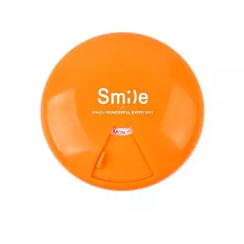 7-дневный вращающийся контейнер для таблеток для путешествий на открытом воздухе портативный органайзер для таблеток