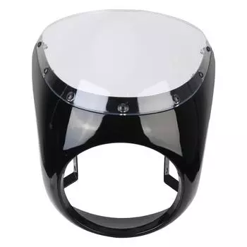 7 дюймов/16,5~18 см для Honda для Cafe Racer универсальная ретро фара ветровое стекло мотоцикл передняя фара обтекатель чёрный