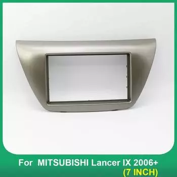 7-дюймовая автомобильная радиопанель для MITSUBISHI Lancer IX 2006+ 2 Din головное устройство DVD GPS MP5 Android плеер установка панели приборной панели рамка чёрный