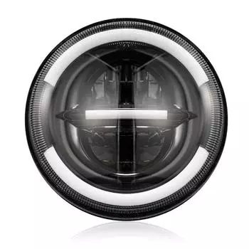 7-дюймовая круглая светодиодная мотоциклетная фара с проектором, ближний/дальний свет, дневные ходовые огни, новый стиль