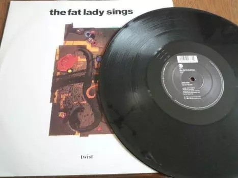 7-дюймовая пластинка FAT LADY SINGS - Twist YZ586 EastWest 1991 UK Поп Б/У
