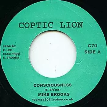 7-дюймовая пластинка МАЙК БРУКС - Сознание / Версия C70 Coptic Lion 2013 Великобритания Регги, Ска и Даб Б/У