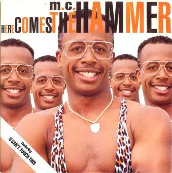 7-дюймовая пластинка MC HAMMER - Here Comes The Hammer CL610 Capitol Records 1991 Великобритания Рэп и Хип-хоп/R&B Б/У