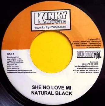 7-дюймовая пластинка НАТУРАЛЬНЫЙ ЧЕРНЫЙ / МАЛИЯ - Она меня не любит / Парень-демон НИКАКОЙ Извращенной Музыки Ямайский Регги, Ска и Даб Б/У