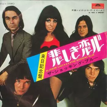 7-дюймовая пластинка SHOCKING BLUE - Blossom Lady / Это сон? DP1814 POLYDOR 1971 Япония Рок Б/у