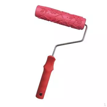 7-дюймовая тисненая роликовая щетка с ручкой, EG072T