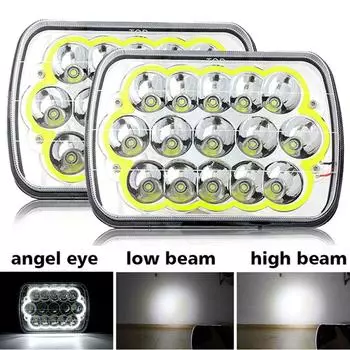7-дюймовые автомобильные фары 27 Вт, высокая яркость, дальний ближний свет, прочные автомобильные светодиодные фары для грузовиков