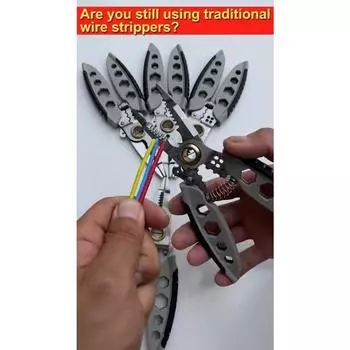 7-дюймовые многофункциональные плоскогубцы для зачистки проводов, специальные инструменты для электрика, инструменты для резки проводов, вытягивания, прессования, намотки, завинчивания