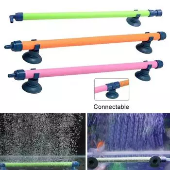 7-дюймовый аквариумный аквариум, воздушный камень, палочка, пузырьковая настенная трубка, кислородный насос, декор