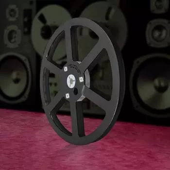 7-дюймовый катушечный магнитофон, аксессуар, 6 отверстий, легкий металлический алюминиевый приемный барабан, пустой алюминиевый диск серебряный