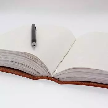 7-дюймовый кожаный блокнот, кожаный дневник ручной работы с замком и ключом винтажного цвета для мужчин и женщин 7 x 5 in коричневый