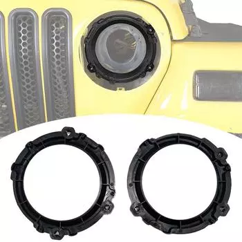 7-дюймовый кронштейн для крепления фары для Wrangler TJ 1997-2006, круглый кронштейн для установки фары, монтажное кольцо, декоративный кронштейн