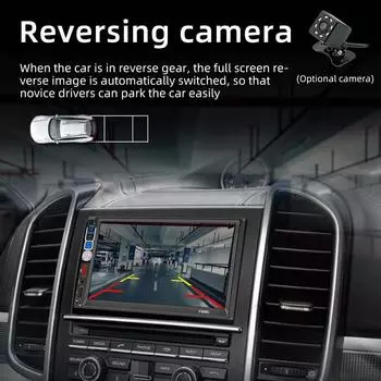 7-дюймовый многоязычный автомобильный BT MP5-плеер, авто, многофункциональный автомобильный музыкальный и видеоплеер, авто FS06C