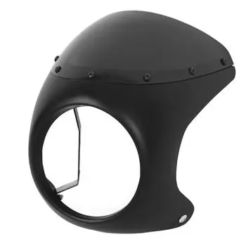 7-дюймовый обтекатель фары мотоцикла защитное ветровое стекло универсальное для большинства мотоциклов круглое