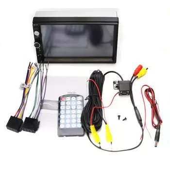 7-дюймовый превосходный автомобильный MP5-плеер с камерой, Bluetooth-совместимый многофункциональный чёрный