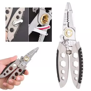 ~ 7-дюймовый прочный электрический специальный инструмент для зачистки проводов, обжимной инструмент