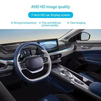7-дюймовый TFT ЖК-цифровой Ahd IPS экран 1024*600 Автомобильный монитор Камера заднего вида Автомобильная электроника