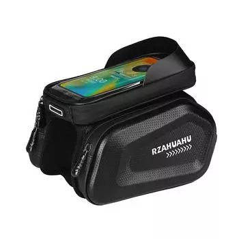 7-дюймовый жесткий чехол для хранения велосипедного телефона, сумка-органайзер, светоотражающая молния, MTB телефонный пакет, водонепроницаемые аксессуары для велоспорта