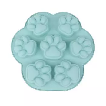 7-гнездная силиконовая форма в виде кошачьей лапки, форма для торта, формочка для печенья, помадка, кошачья лапка, мусс, выпечка, формы для выпечки