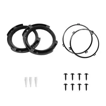 7 Headlight Mount Bracket Ring Replacement Set For Jeep Wrangler JK 2007-2018