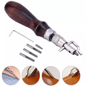 7 in 1 Set Pro Leathercraft Adjustable Stitching and Crease Leather Tool DIY Handmade Practical