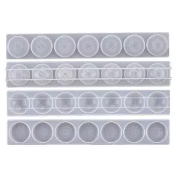 7 камней чакры, смоляная форма, руническая силиконовая форма, символ, руническая буква, эпоксидная форма, символ, форма для литья слов, ремесло из смолы