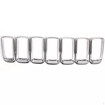 7 колец для передней решетки, сменная деталь 68109865AA для компаса высоты Silvery