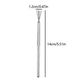 7-контактная полосатая кисть для дизайна ногтей, 3D советы, маникюр, ультратонкая ручка для рисования линий, кисти для УФ-геля, инструменты для рисования