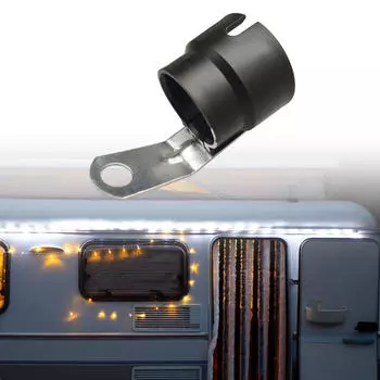 7-контактный 13-контактный кронштейн для крышки прицепа, аксессуары, универсальный легкий адаптер для разъема чёрный