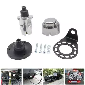 7-контактный адаптер прицепа 7-контактный разъем прицепа Разъем прицепа 7-контактный адаптер разъема прицепа B