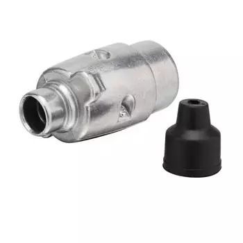 7-контактный металлический разъем для прицепа, фаркоп, гнездо для буксировочных фонарей, автомобиль, фургон, караван 12 В Apm