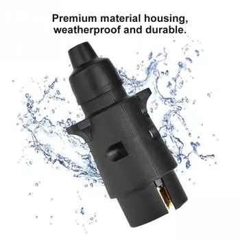 7-контактный разъем для автомобильного прицепа для буксировки фаркопа, европейский стандарт 12 В