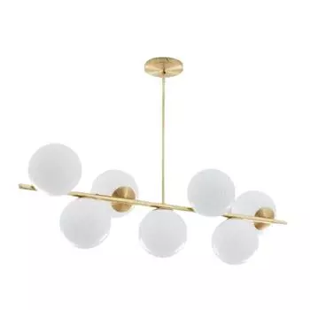 7 Латунная люстра середины века Освещение Sputnik Lights Итальянский дизайн Ita