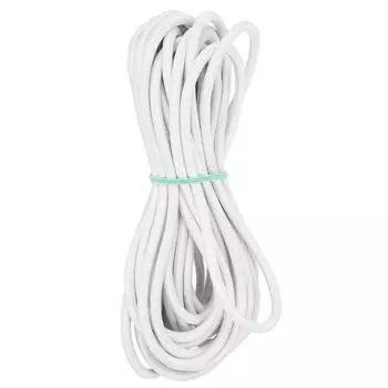 7 мм 10 м/32,8 фута прочный эластичный круглый шнур для шитья DIY аксессуары белый