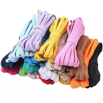 7 мм эластичная лента, высокоэластичная резинка, резинка, шнурок, сделай сам, кружевная отделка, швейная лента, аксессуары для одежды, 20 м, швейная отделка 7mm&20m оранжевый