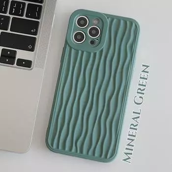 7 модных цветов, мягкий чехол для телефона с 3d узором ряби воды для Iphone 14 13 11 12 Pro Max Mini Xr X Xs, чехол с защитой от царапин For iPhone 11 Pro