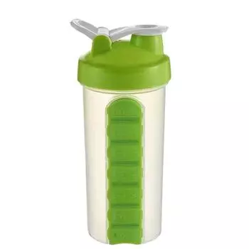 7 отделений Аптечка Аптечка Бутылка для воды Таблетницы Спортивная бутылка для воды Походы